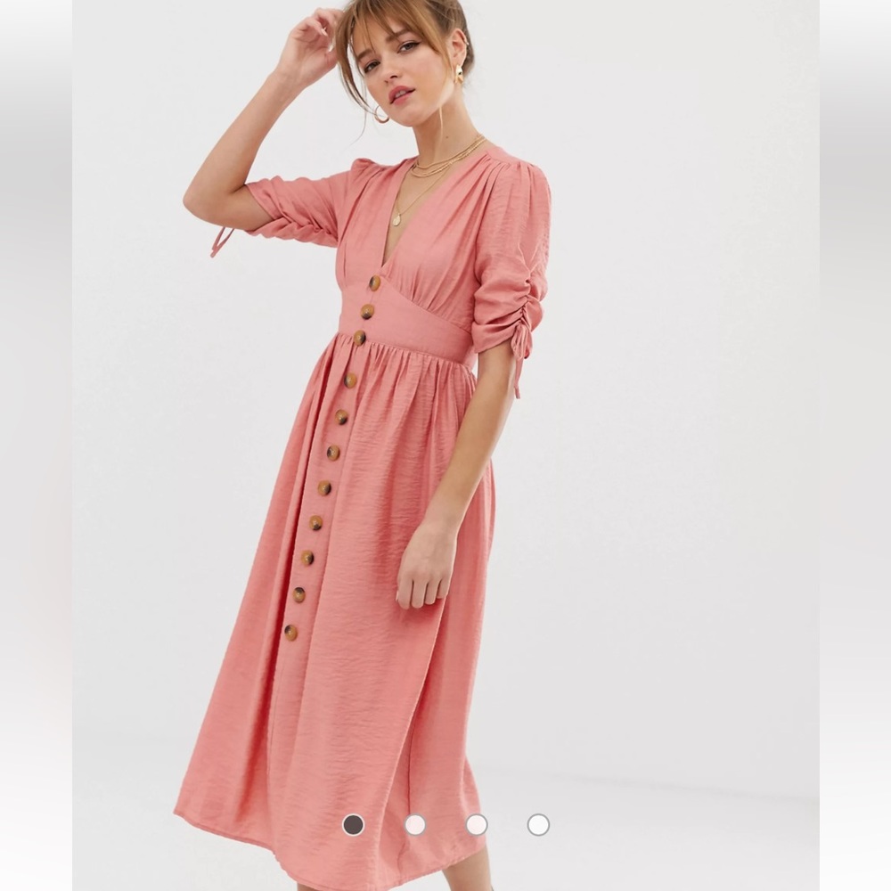 Glamorous Pink Midi Dress